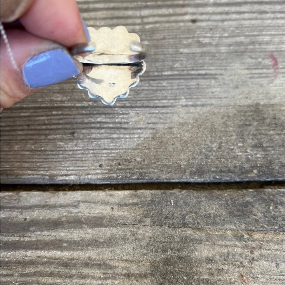 Adjustable Sterling Silver Heart Ring - image 2